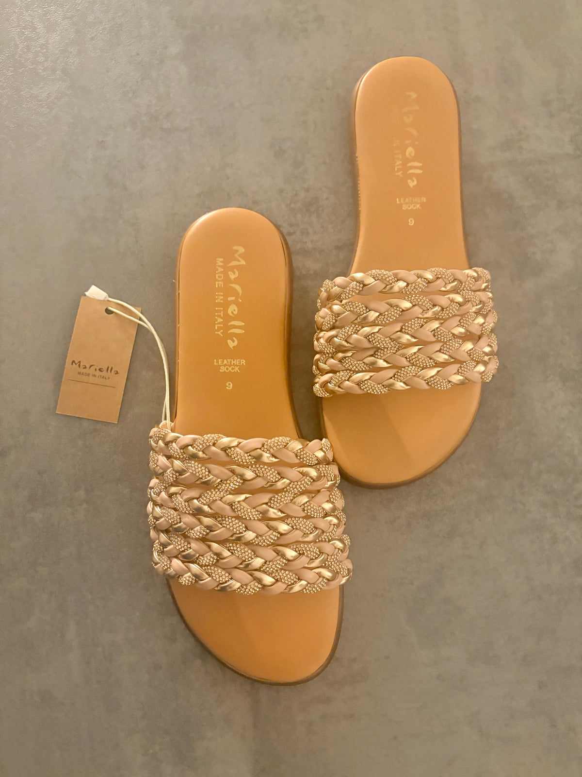 Mariella Slide Sandals – Pre-Owned, Good Condition