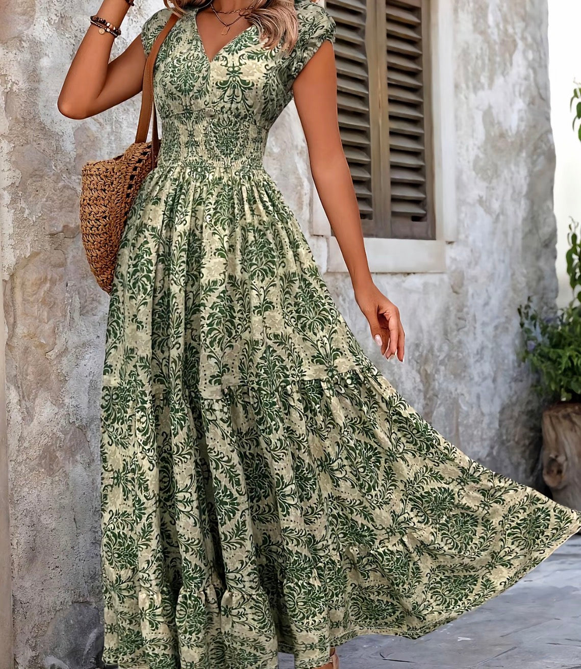 Summer Floral Maxi Dress – Pre-Owned, Unworn